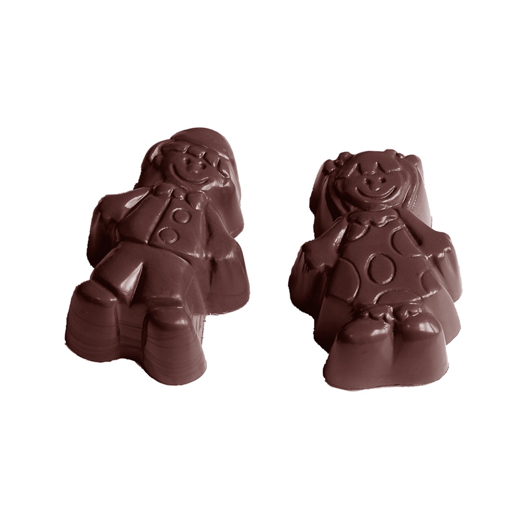 [1514CW] Schokoladenform Minikids 2 fig.