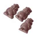 Chocolate mould little bears 3 fig.