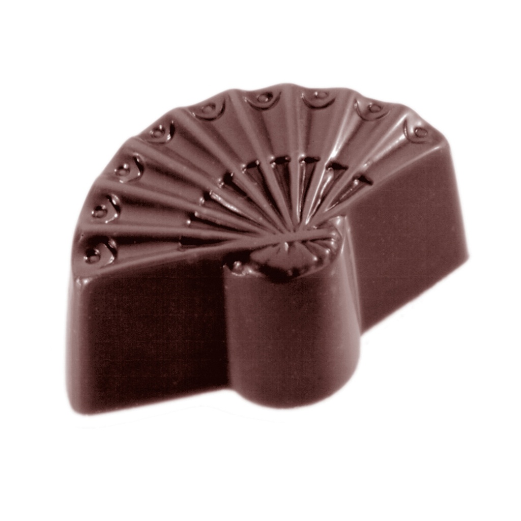 Schokoladenform waaier klein