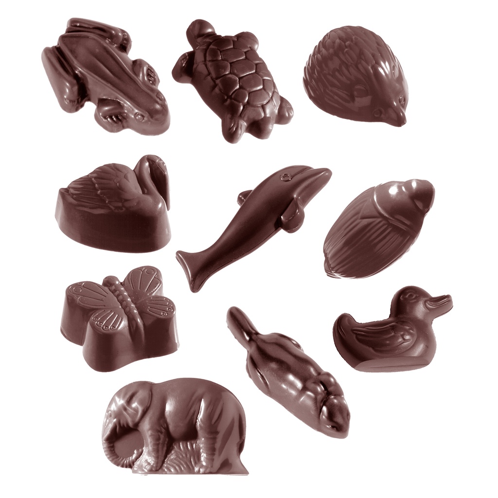 Stampo di cioccolato animali10 soggetti