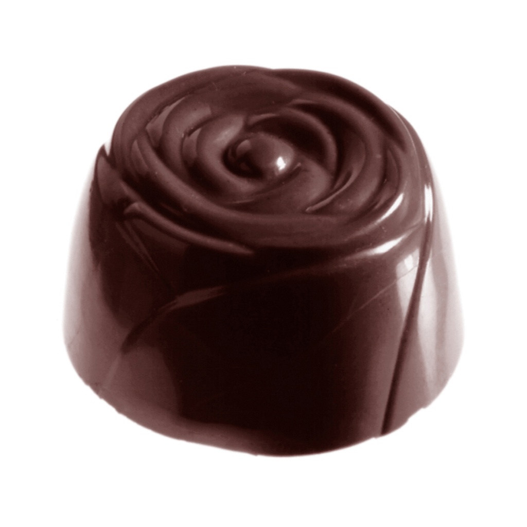 Chocoladevorm roos klein