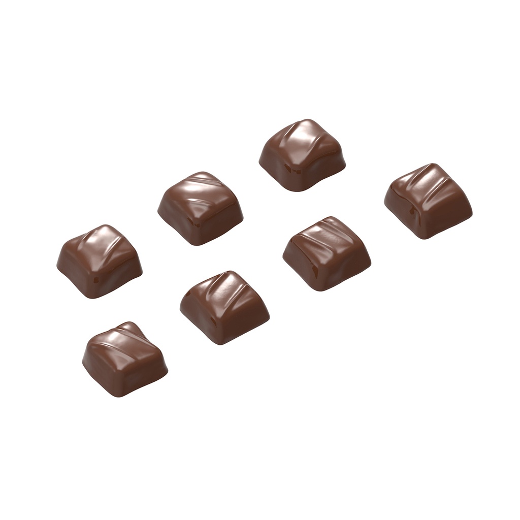 Chocolate mould easydip square 7 fig.