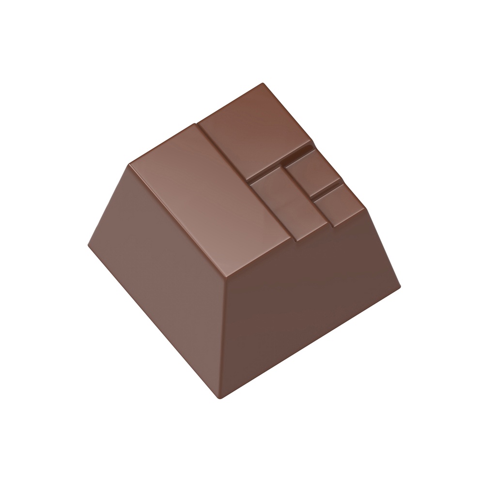 Chocoladevorm modern vierkant