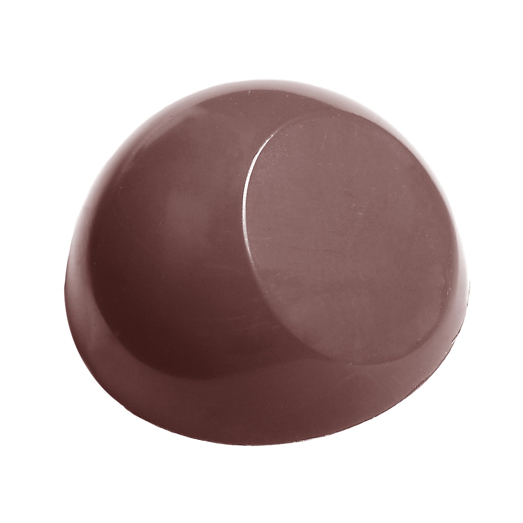 Moule à chocolat demi sphere avec plat  Ø 27,5 mm