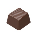 Molde de chocolate bloque ondulado