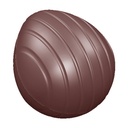 Moule à chocolat oeuf primitive rayé 52 mm (MTO)