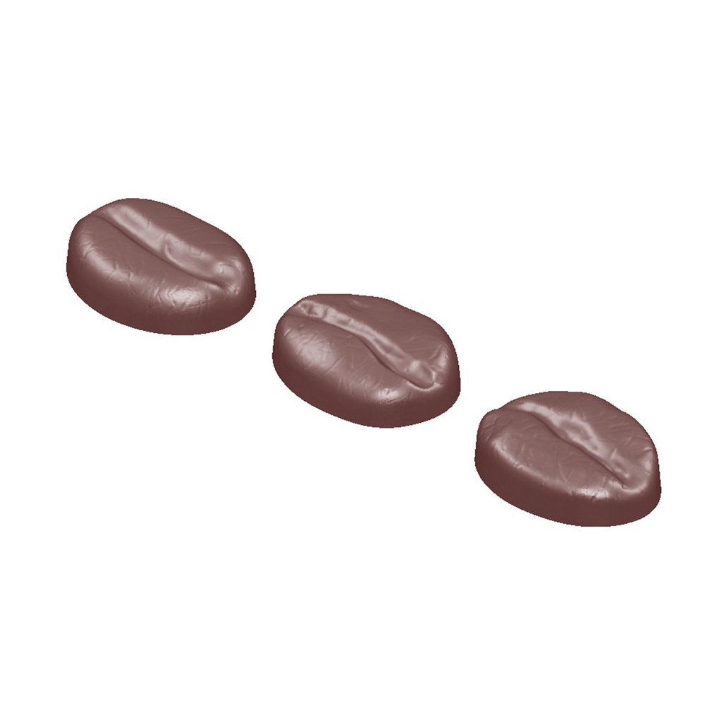Stampo di cioccolato chicco di caffè 3 soggetti