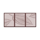 Chocolate mould tablet leaf 55 gr