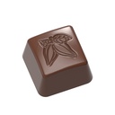 Chocolate mould stamp cocoa square