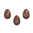 Molde de chocolate huevo lúdico 3 fig.