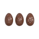 Chocolate mould playfull egg 3 fig.