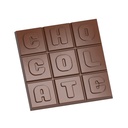 Chocolate mould square tablet "Chocolate"