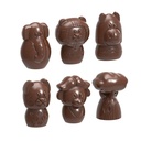 Chocolate mould "The big five" 6 fig.