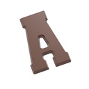Molde de chocolate letra A 200 gr
