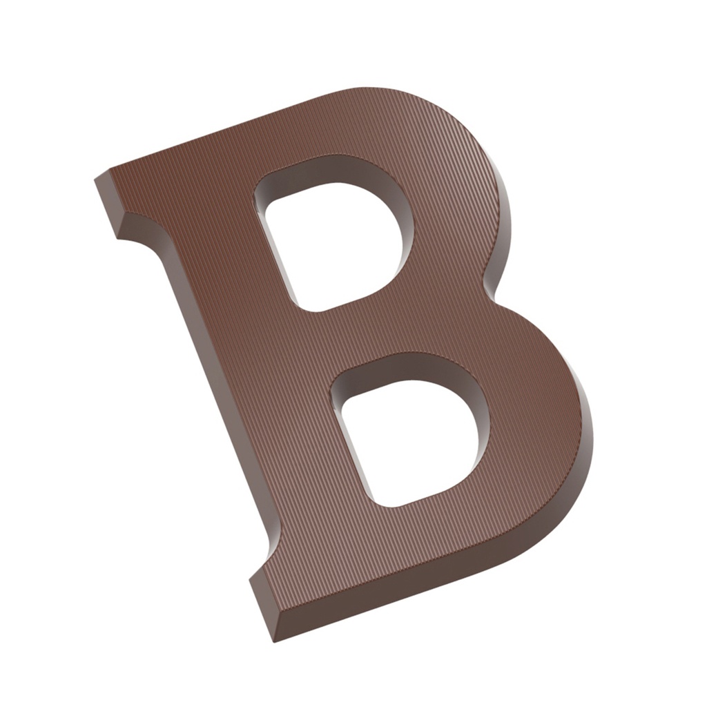 Stampo di cioccolato lettera B 200 gr