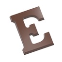 Chocolate mould letter E 200 gr