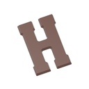 Chocoladevorm letter H 200 gr