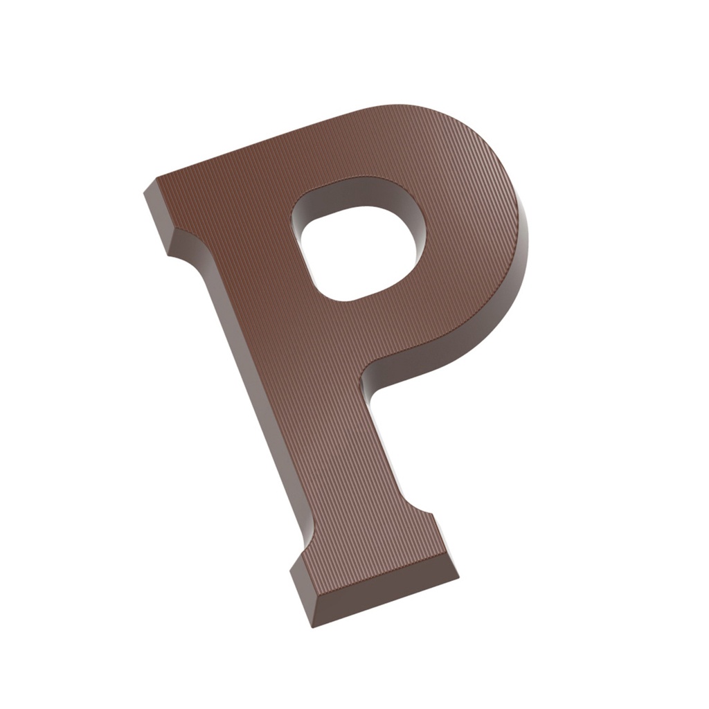 Stampo di cioccolato lettera P 200 gr