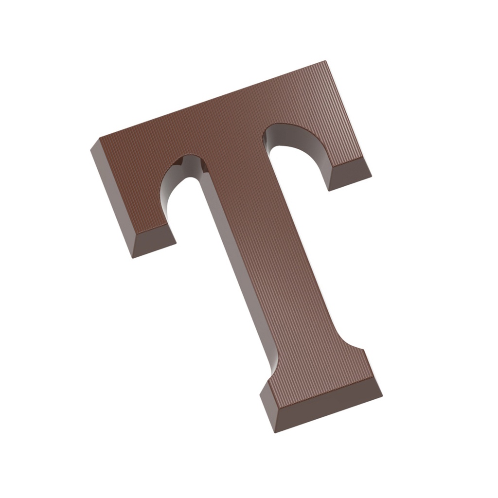 Chocolate mould letter T 200 gr