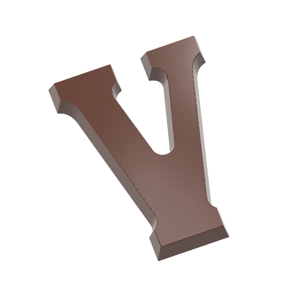 Chocolate mould letter V 200 gr