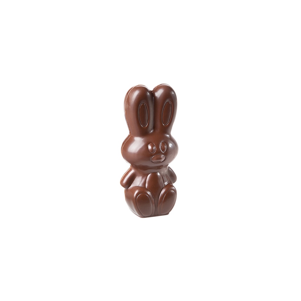 Stampo di cioccolatos coniglio moderno 99,5 mm