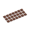 Molde de chocolate napolitana parte 1 alfabeto 21 fig.