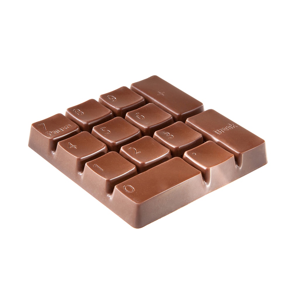Moule à chocolat clavier de chiffres