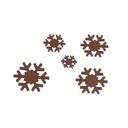 Chocolate mould snowstars Callebaut cw 5 fig.