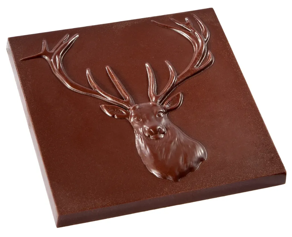 Chocolate mould tablet stag