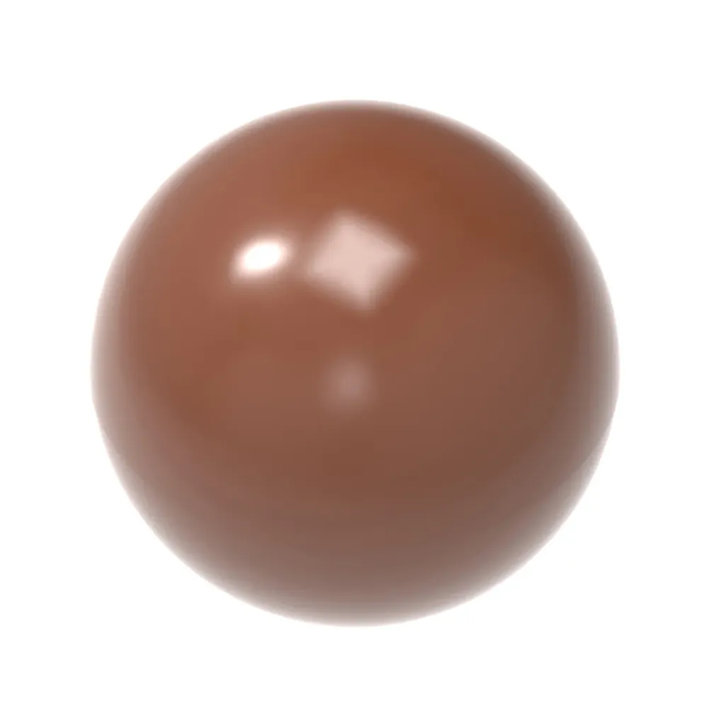 Chocoladevorm halve bol Ø 14 mm