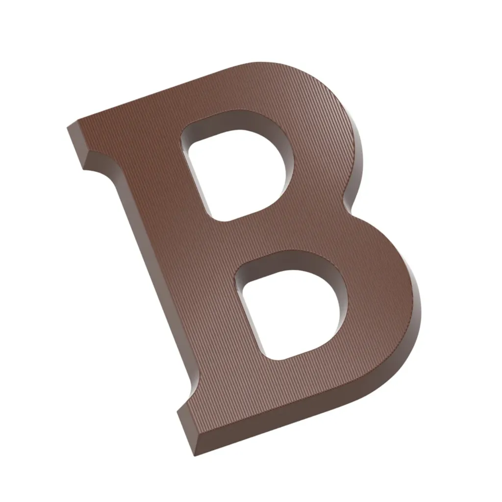 Chocolate mould letter B 135 gr