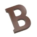 Molde de chocolate letra B 135 gr