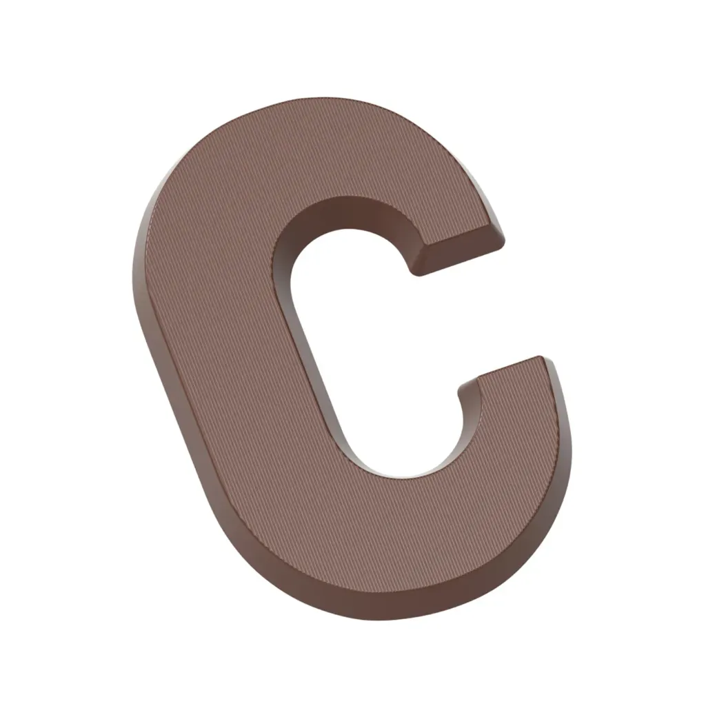 Chocoladevorm letter C 135 gr