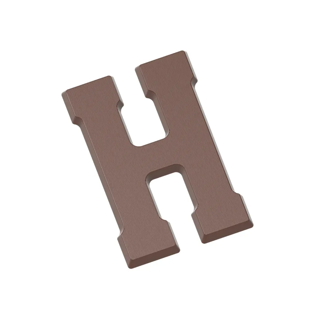 Chocolate mould letter H 135 gr