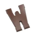 Stampo di cioccolato lettera W 135 gr