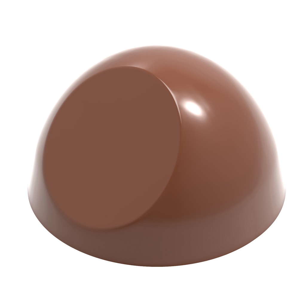 Stampo di cioccolato semisfera con piatto Ø 32 mm
