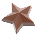 Molde de chocolate estrella