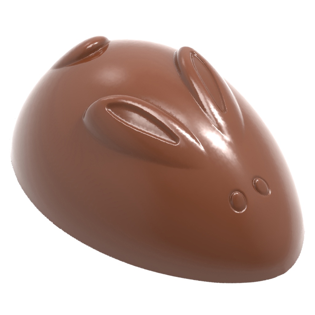 Chocolate mould Rabbit abstract