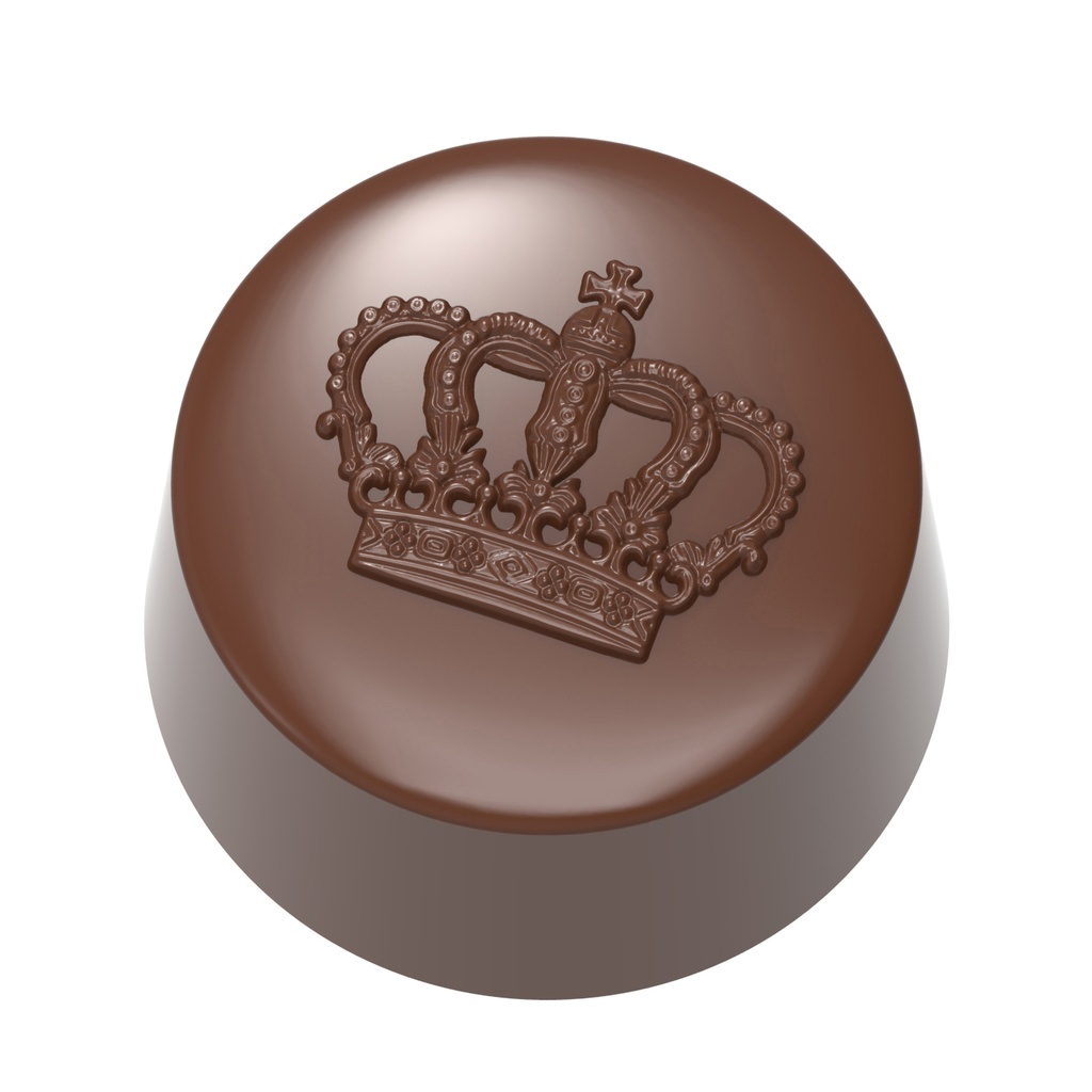 Chocolate mould chocolate crown
