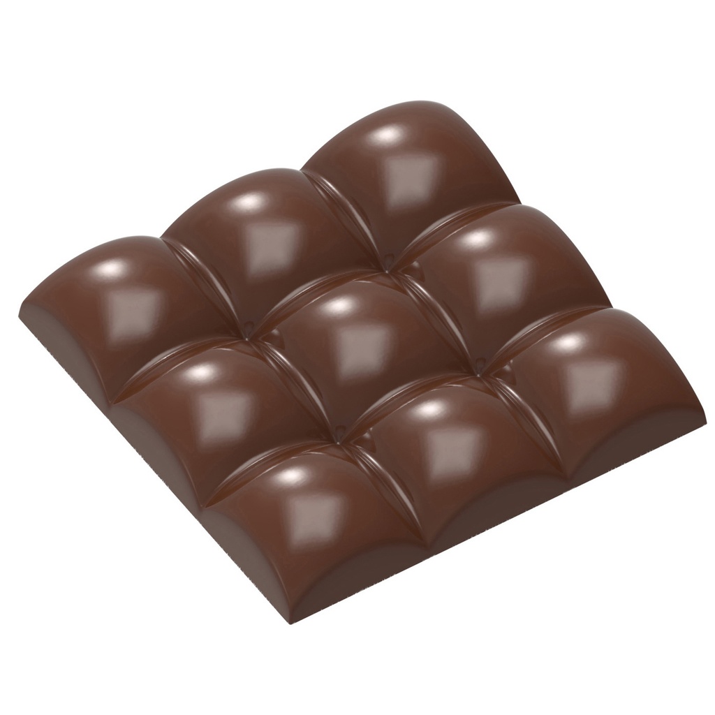 [1898CW] Chocolate mould tablet square sphere - Alexandre Bourdeaux