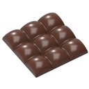 Molde de chocolate tableta cuadrada esférica - Alexandre Bourdeaux