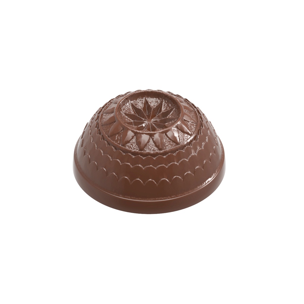 Chocolate mould half sphère Belle Epoque star Ø 30 mm