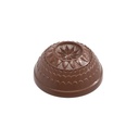 Chocolate mould half sphère Belle Epoque star Ø 30 mm