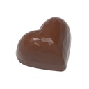 Chocolate mould heart facet