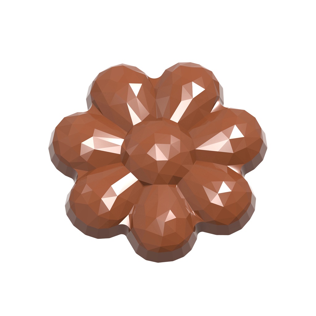 Schokoladenform Blume facette