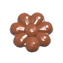 Chocoladevorm bloem facet