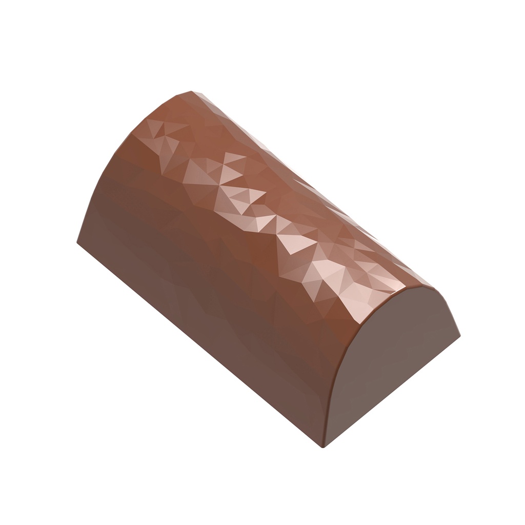 Chocolate mould buche facet