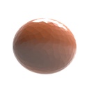 Chocolate mould lens facet