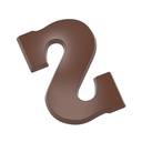 Schokoladenform Buchtabe S 200 gr in spiegelschrift