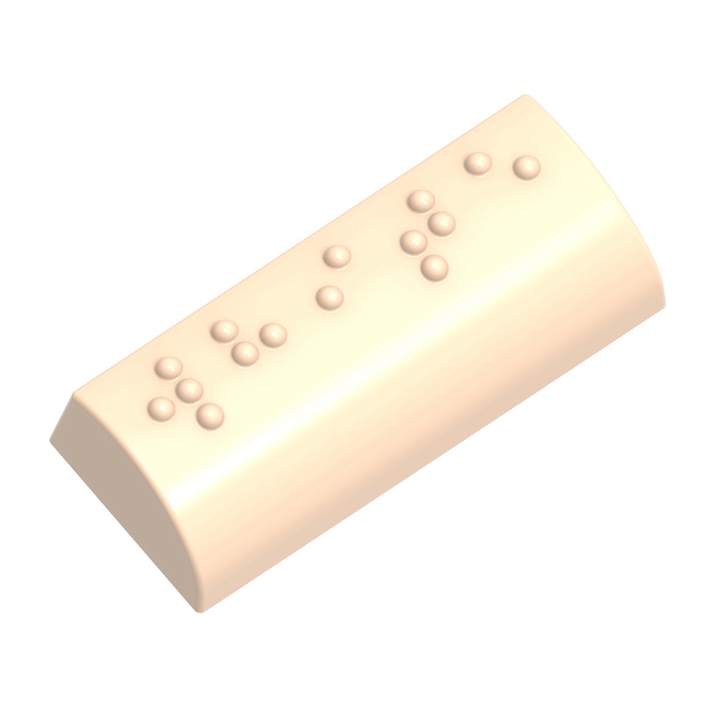 Chocolate mould Braille praline "White"